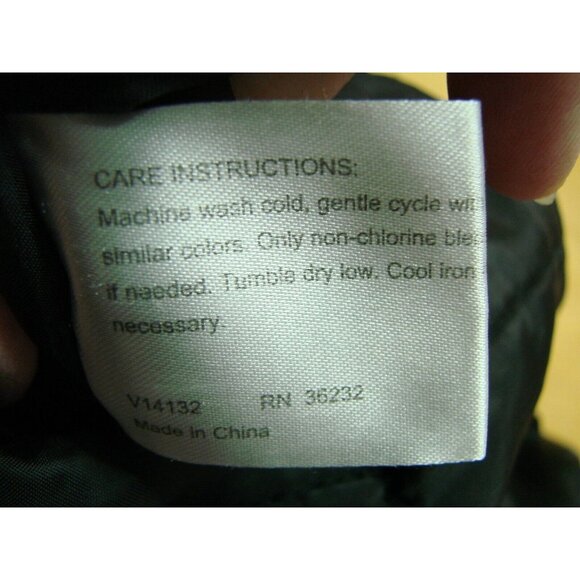 Gallery Coats Womens Large Black Zip Button Coat Jacket Pockets Satin Lined Warm - Picture 9 of 12